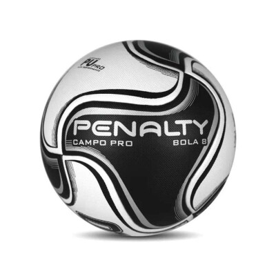 BOLA PENALTY CAMPO 8 PRO XXI - Preto/branco