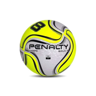 BOLA PENALTY CAMPO 8 X - Branco/amarelo