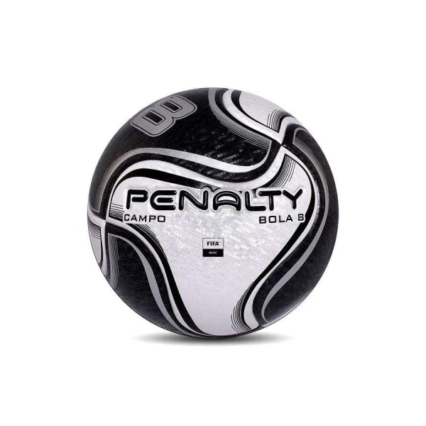 BOLA PENALTY CAMPO 8 X - Branco/preto