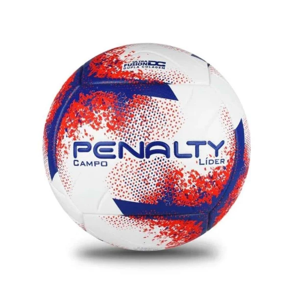 BOLA PENALTY CAMPO LIDER N4 XXI - Branco/vermelho