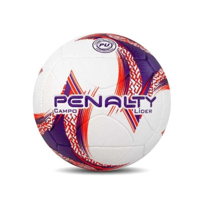 BOLA PENALTY CAMPO LIDER XXIII - Branco/roxo