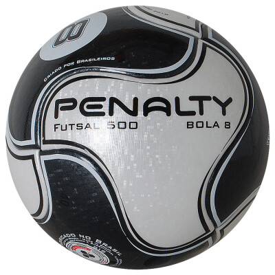 BOLA PENALTY FUTSAL 500 8 IX - Branco/preto
