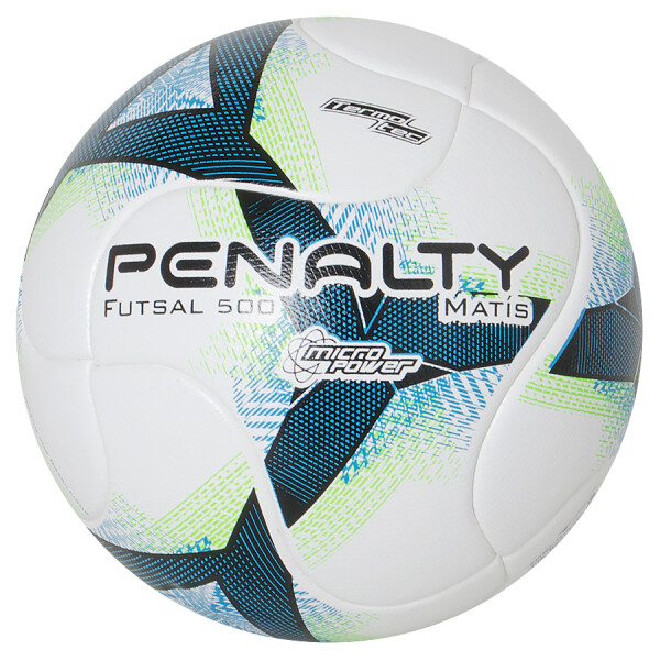 BOLA PENALTY FUTSAL MATÍS 500 TERMOTEC VIII - Branco/azul