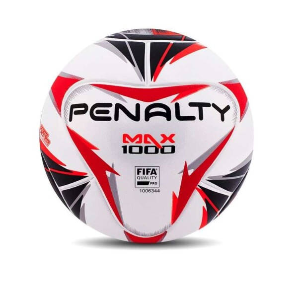 BOLA PENALTY FUTSAL MAX 1000 X - Branco/preto