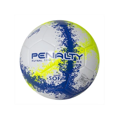 BOLA PENALTY FUTSAL RX 100 R3 FUSION VIII - Branco/amarelo