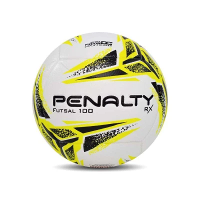 BOLA PENALTY FUTSAL RX 100 XXIII - Branco/amarelo