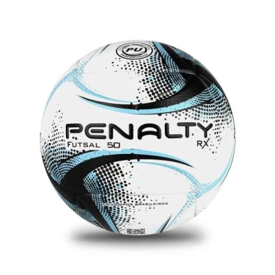 BOLA PENALTY FUTSAL RX 50 XXI - Branco/azul