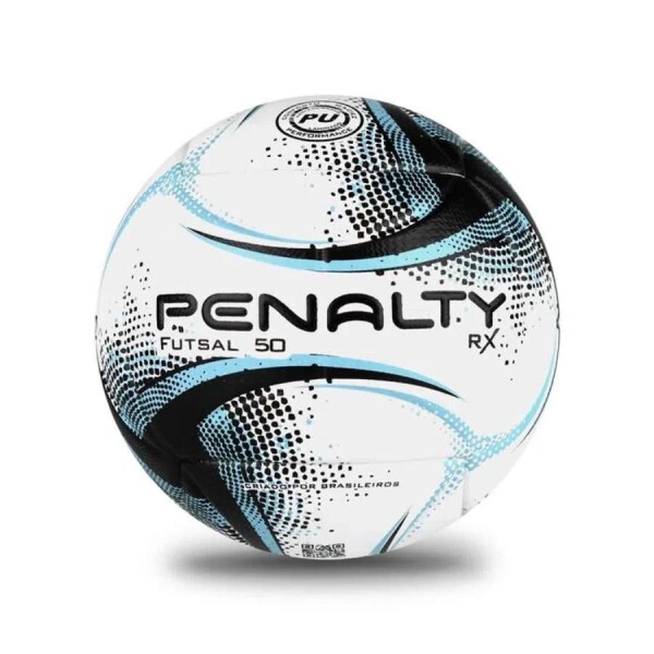 BOLA PENALTY FUTSAL RX 50 XXI - Branco/azul