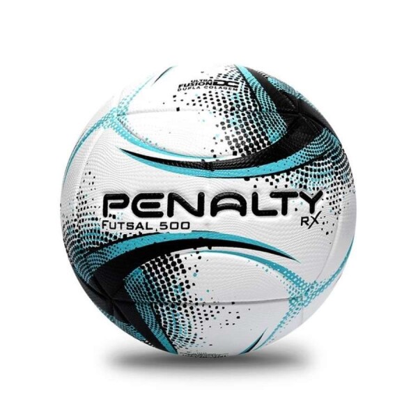 BOLA PENALTY FUTSAL RX 500 XXI - Branco/azul