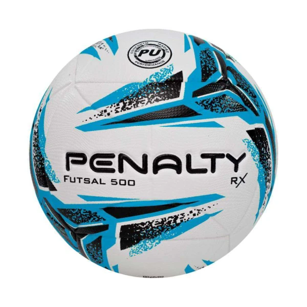 BOLA PENALTY FUTSAL RX 500 XXIII - Branco/azul