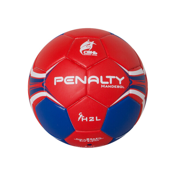 BOLA PENALTY HANDEBOL H2L ULTRA FUSION VII - Vermelho/azul
