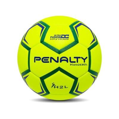 BOLA PENALTY HANDEBOL H2L ULTRA FUSION X - Amarelo/verde