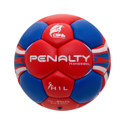 BOLA PENALTY HANDEBOLL H1L C/C 4 - Vermelho/azul