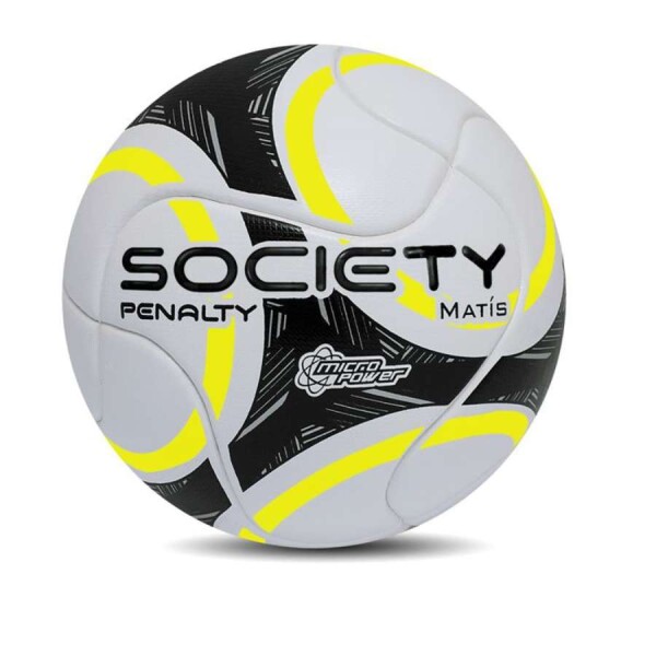 BOLA PENALTY MATÍS IX SOCIETY - Branco/preto