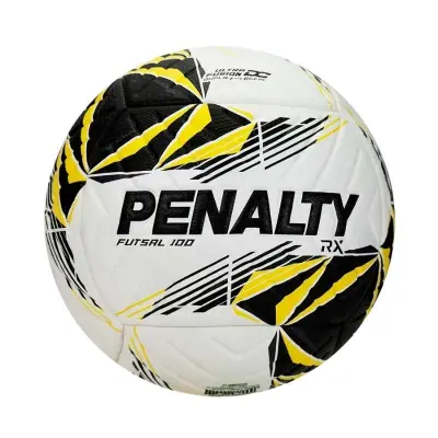 BOLA PENALTY RX 100 XXVI FUTSAL - Branco/amarelo