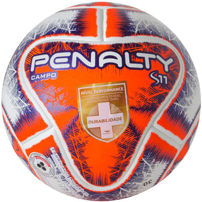 BOLA PENALTY S11 R2 IX CAMPO - Branco/laranja