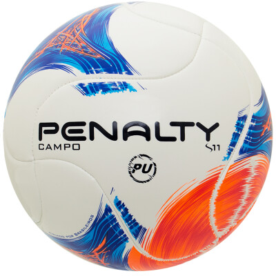 BOLA PENALTY S11 R3 CAMPO - Branco/laranja