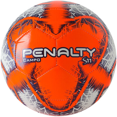 BOLA PENALTY S11 R6 IX CAMPO - Branco/laranja