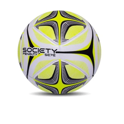 BOLA PENALTY SOCIETY ZE7E PRO KO X - Branco/amarelo