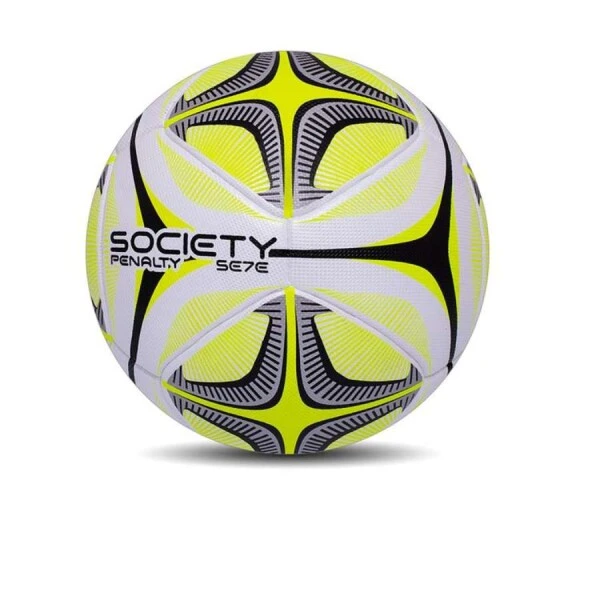 BOLA PENALTY SOCIETY ZE7E PRO KO X - Branco/amarelo