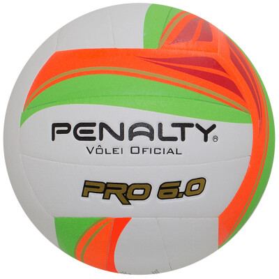BOLA PENALTY VÔLEI 6.0 PRO V - Branco/laranja
