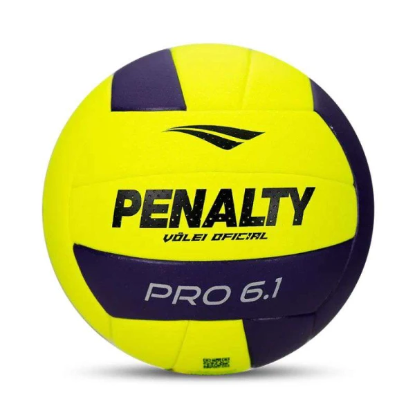 BOLA PENALTY VOLEI 6.1 PRO XXVI - Amarelo/roxo