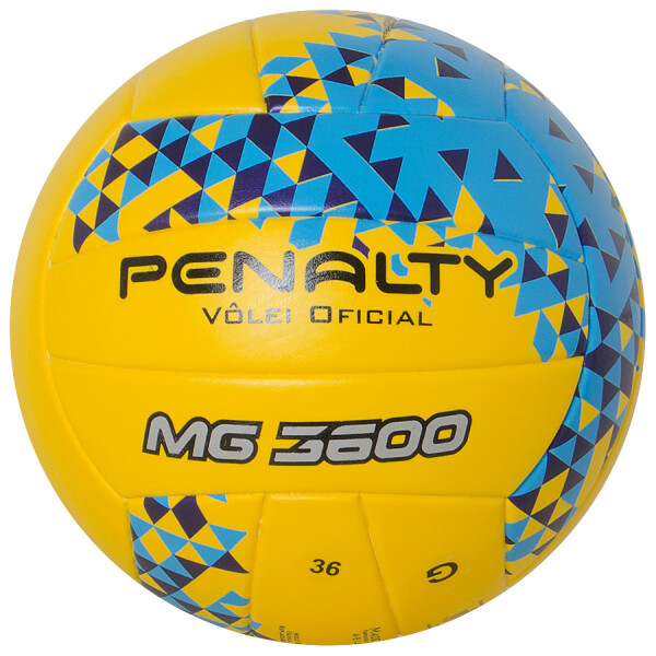 BOLA PENALTY VÔLEI MG 3600 FUSION VIII - Amarelo/azul