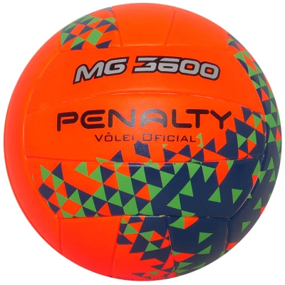 BOLA PENALTY VÔLEI MG 3600 FUSION VIII - Laranja/verde