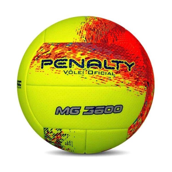 BOLA PENALTY VÔLEI MG3600 XXI - Amarelo/laranja