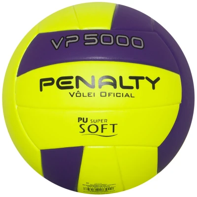 BOLA PENALTY VÔLEI VP 5000 - Amarelo/roxo