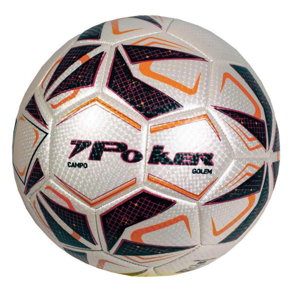 BOLA POKER CAMPO TRAINING 32 GOMOS GOLEM - Preto/laranja