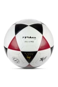 BOLA POKER FUTEVÔLEI VULCANIZADA RIO PU - Branco/vermelho