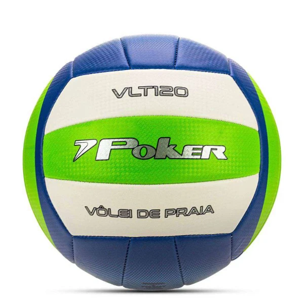 BOLA POKER VOLEI PRAIA TRAINING VLT 120 II - Verde/azul