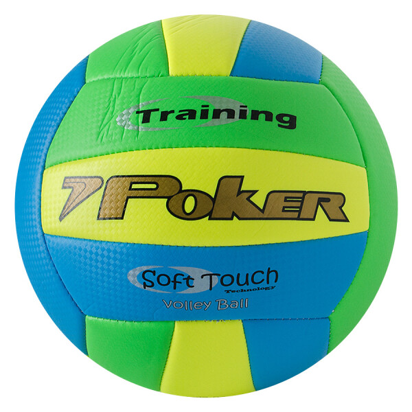 BOLA POKER VOLLEYBALL SOFT TOUCH - Amarelo/verde
