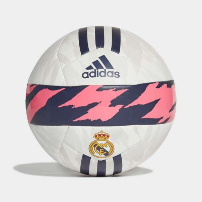 BOLA REAL MADRID CLUB ADIDAS - Branco/marinho