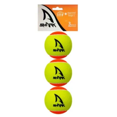 BOLA SHARK BEACH TENNIS PCT C/3 - Amarelo/laranja