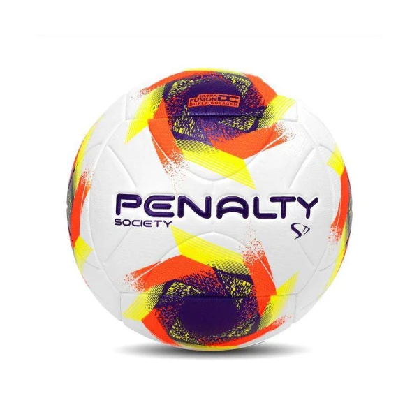 BOLA SOCIETY PENALTY S11 R2 XXIII - Branco/laranja