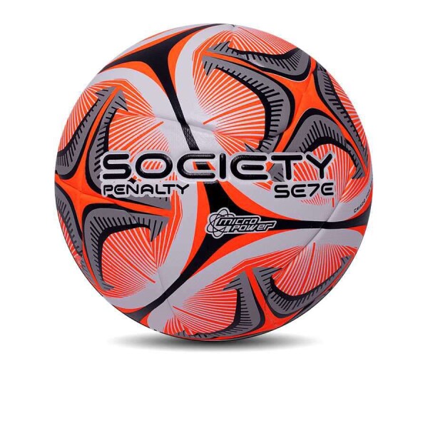 BOLA SOCIETY PENALTY SE7E R1 KO X - Branco/laranja