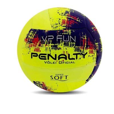 BOLA VÔLEI PENALTY VP FUN X - Amarelo/roxo