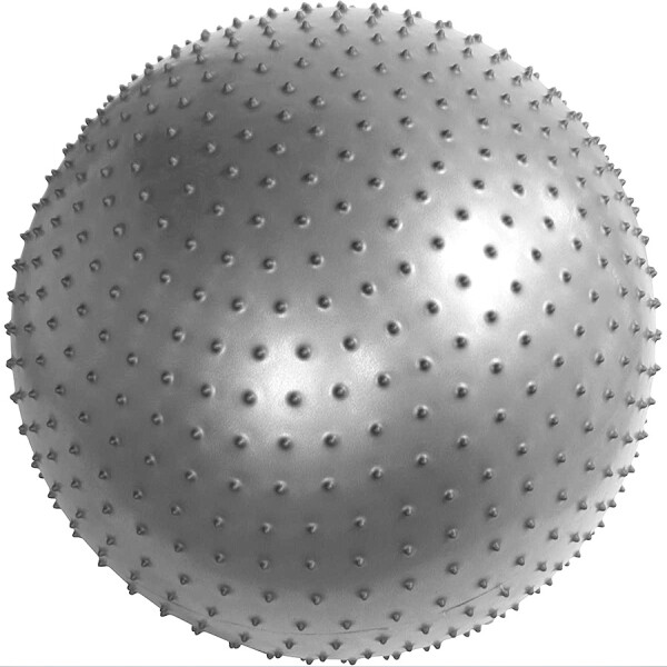 BOLA VOLLO DE GINÁSTICA MASSAGE GYM BALL - Grafite