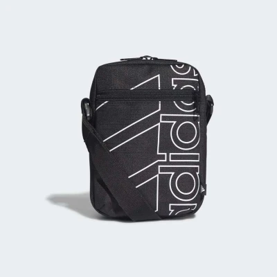 BOLSA ADIDAS BOS ORGANIZER LOGO UNISSEX - Preto/branco