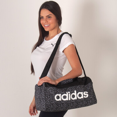 BOLSA ADIDAS DUFFEL LIN SG - Preto/branco
