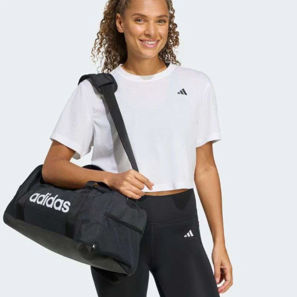 BOLSA ADIDAS DUFFEL LINEAR - Preto