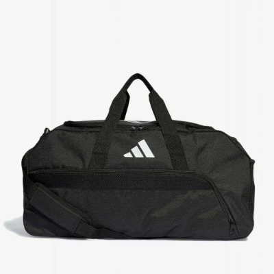 BOLSA ADIDAS DUFFLE TIRO L - Preto/branco