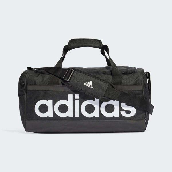 BOLSA ADIDAS LINEAR DUFFEL MÉDIA UNISSEX - Preto/branco