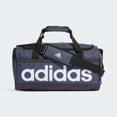 BOLSA ADIDAS LINEAR DUFFEL S UNISSEX - Marinho/branco