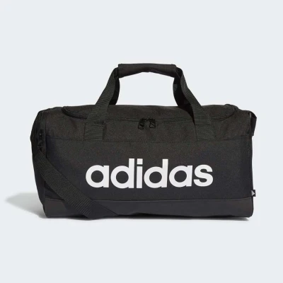 BOLSA ADIDAS LINEAR DUFFEL S UNISSEX - Preto/branco