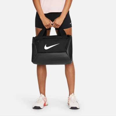 BOLSA NIKE BRASILIA XS DUFF 9.5 25L - Preto/branco