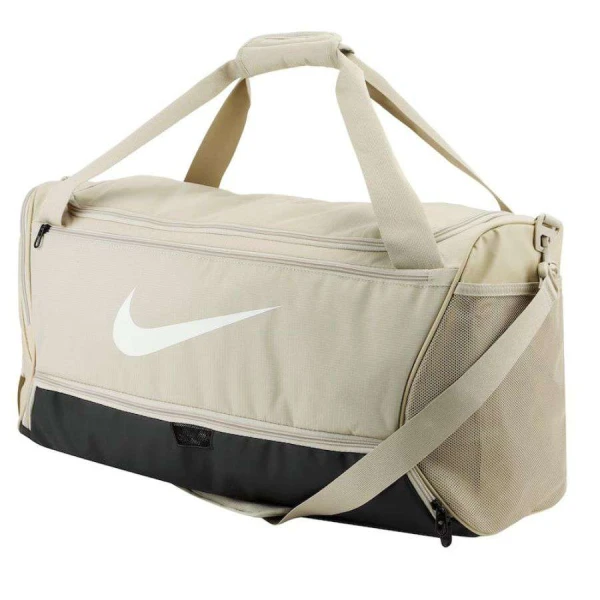 BOLSA NIKE BRSLA M DUFF UNISSEX - Bege/preto