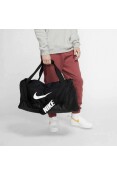 BOLSA NIKE DUFFEL BRASÍLIA MÉDIA 60 LITROS UNISSEX - Preto/branco BOLSA NIKE DUFFEL BRASÍLIA MÉDIA 60 LITROS UNISSEX - Preto/branco